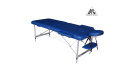 Массажный стол Dfc Nirvana,  Elegant Luxe, 186cm*70cm*4cm, алюм. ножки, цвет голубой (Navy)