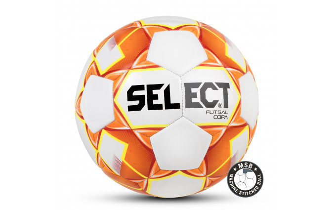 Футзальный мяч Select Futsal Copa v22 FIFA Basic, бел-оран, арт. 1093460006
