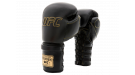 Премиальные тренировочные перчатки на шнуровке UFC (Черные 16 Oz)