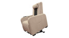 Массажное кресло реклайнер с подъемом FUJIMO SYNERGY LIFT FULL LOUNGER F3005 FLFL Ваниль (Sakura 4)