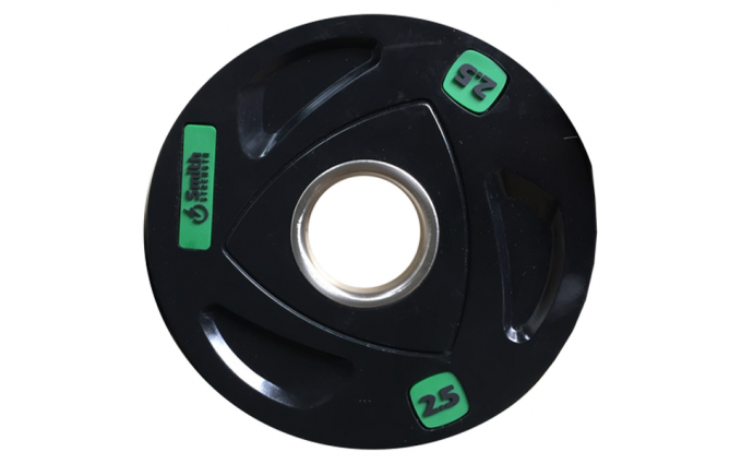 Диск для штанги Smith c 3-м хватом, 2.5кг Диск для штанги Smith c 3-м хватом, 2.5кг